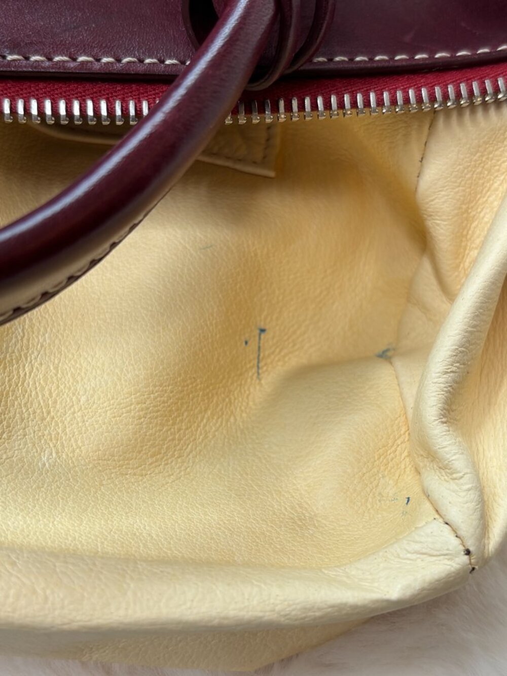 Dooney & Bourke Bordeaux Florentine Toscana Leather Front Pocket Satchel-Like Ne - Picture 16 of 16